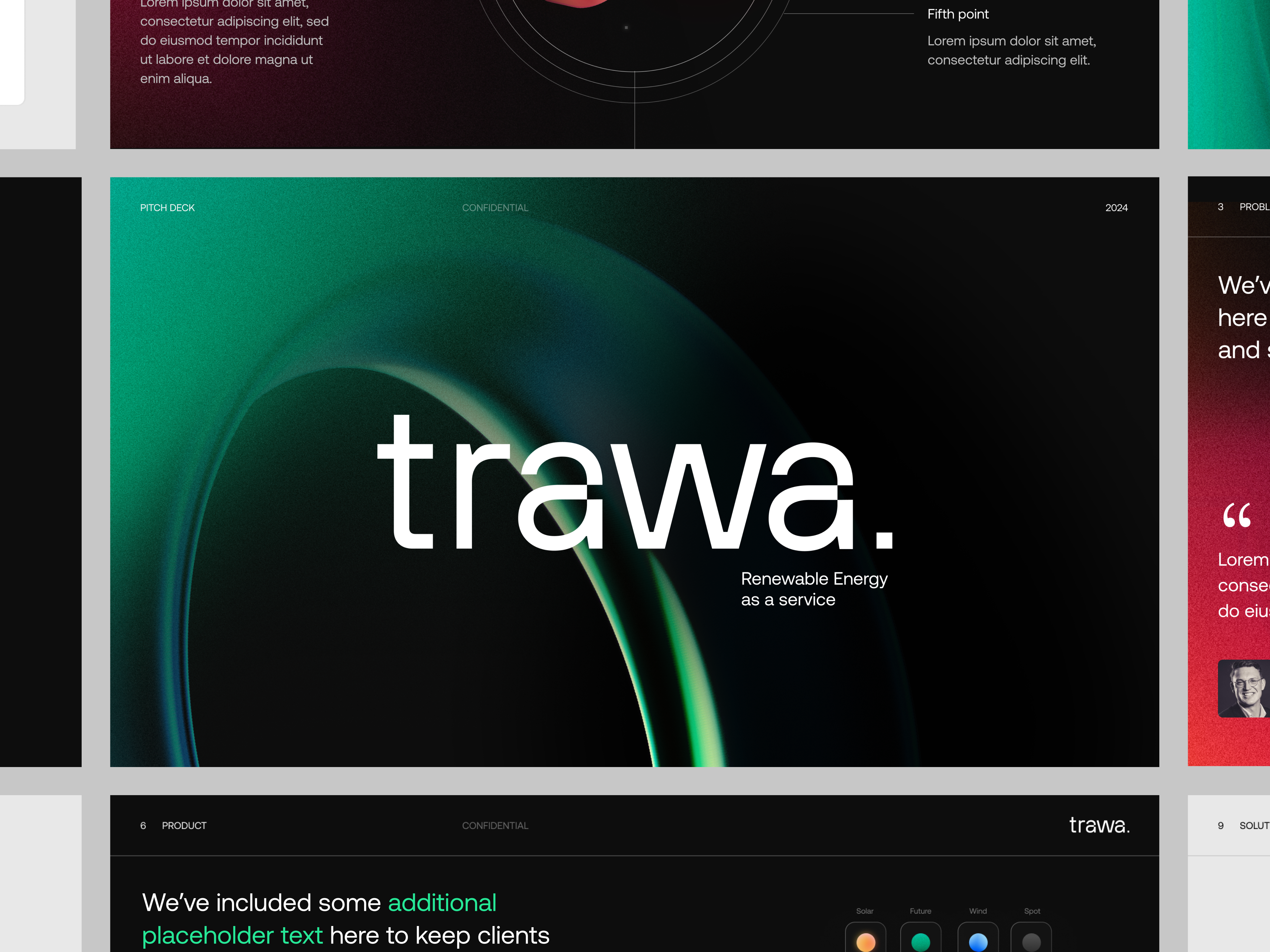 Example of Pitch Deck (Structure + Design)