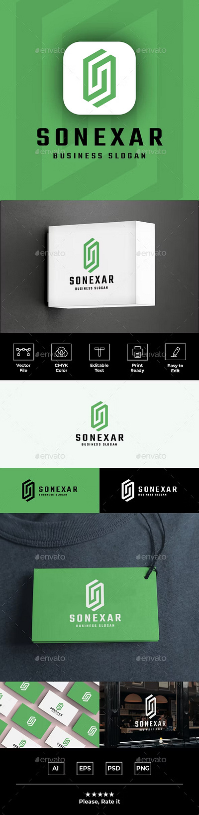 Sonexar Letter S Logo web