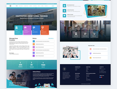 School Website school website ui