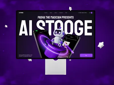 Magician website design graphic design illustration magic magician site ui website wordpress