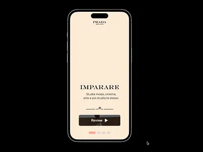 Mobile video button animation