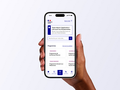 France Vote election france ui ux vote