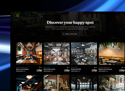 Restaurant Advisory and Planning Website Exploration