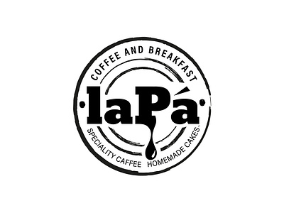 laPa caffè branding caffelogo coffeelogo creative design dise graphic design illustrator logo logodesigns marketing typography