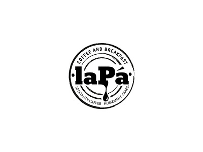 laPa caffè branding caffelogo coffeelogo creative design dise graphic design illustrator logo logodesigns marketing typography