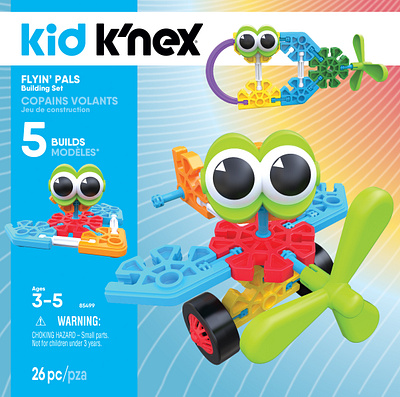 K'NEX Infant Packaging branding logo packaging vector