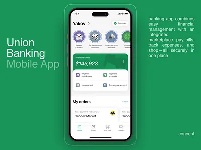 Banking app app app design bank banking clean design emoji fintech green ios light minimalism mobile ui ux uxui