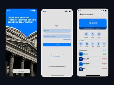 seamless banking, boundless opportunities. 🪡 🎨 productdesign ui uidesign