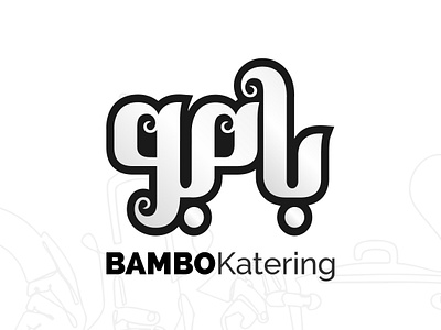 Bambo katering business typography