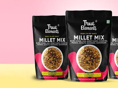 True Elements branding graphic design ui