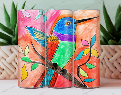 Drawing Hummingbird Skinny Tumbler Wrap color image custom design custom tumbler design hummingbird design hummingbird tumbler hummingbird vector illustration photography skinny tumbler sublimation tumbler art tumbler design tumbler sublimation tumbler vector art tumbler warp vector art waterslide tumbler