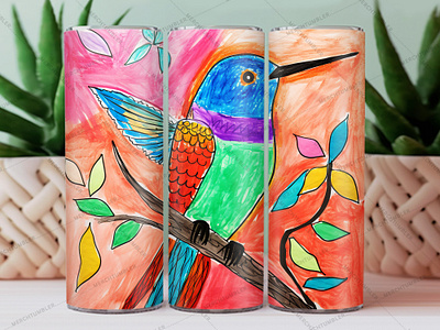 Drawing Hummingbird Skinny Tumbler Wrap color image custom design custom tumbler design hummingbird design hummingbird tumbler hummingbird vector illustration photography skinny tumbler sublimation tumbler art tumbler design tumbler sublimation tumbler vector art tumbler warp vector art waterslide tumbler