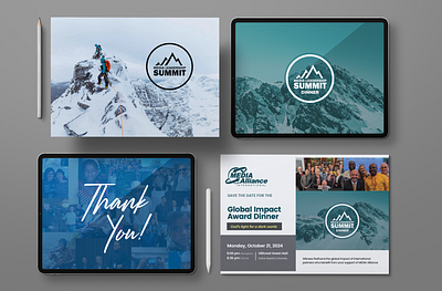 Summit 2024 Design Elements direct mail event fundraiser leadership summit thank you card