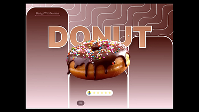 Pink Perfection - Donut Graphic 3d animation art artwork creative creativedesign design donutdesign dribbble dribbbleshots graphic design illustrator motion graphics ui ux webdesign