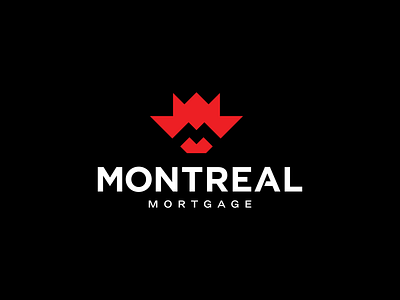 Montreal Mortgage branding canada character design graphic design home house icon leaf logo logomark logotype maple montreal mortgage property symbol vector