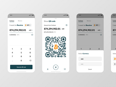 🇦🇺Blockchain Crypto Payment App animation graphic design logo ui