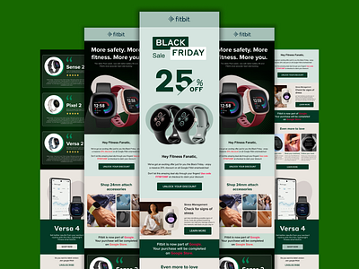 Google fitbit smart watch email design email email designer email developer email marketer email newsletter email template design htmlcss klaviyo email designer mailchimp email designer smart watch email template