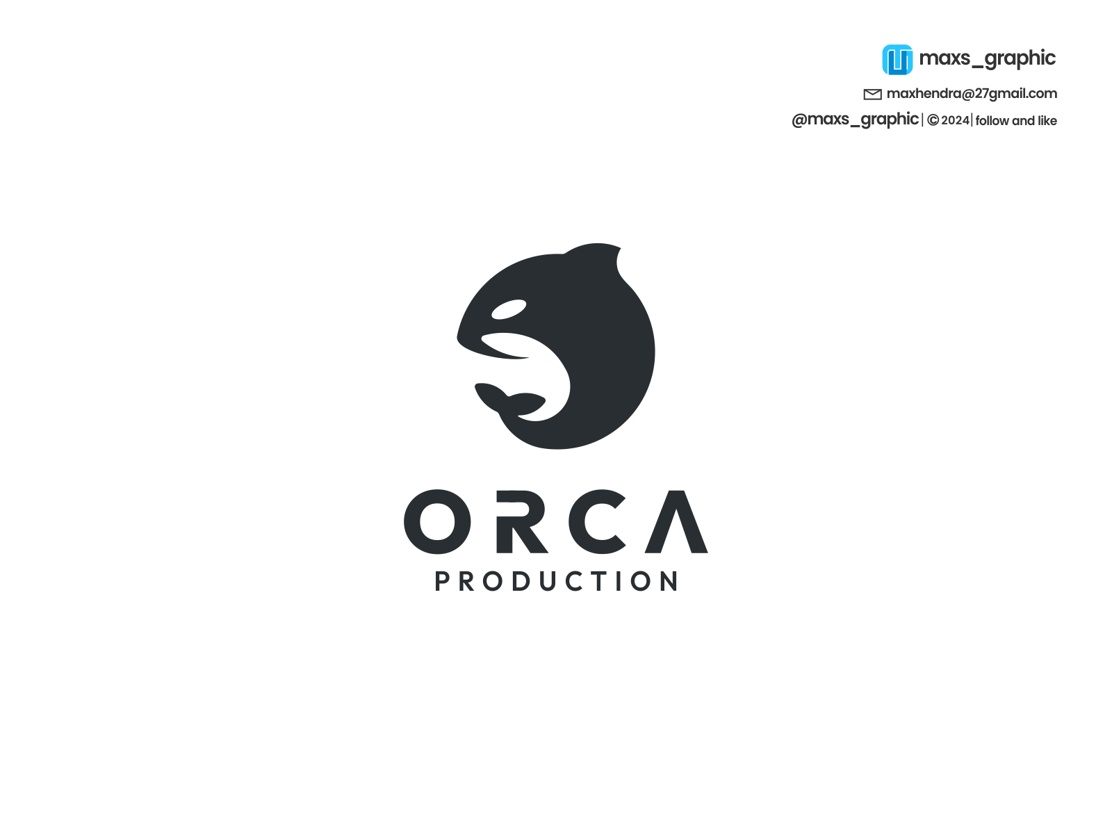 Orca logo by MAXSTRIM_GRAPICH on Dribbble