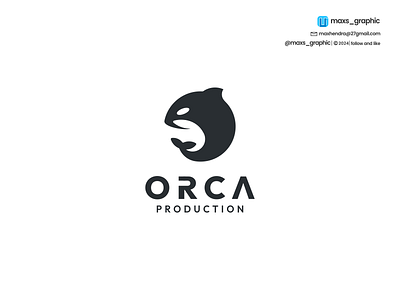Orca logo branding design graphic design icon illustration logo logo design logotype vector