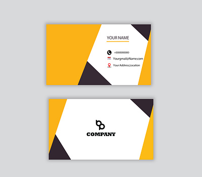 Business card design template, Clean professional business card 3d card card design graphic design