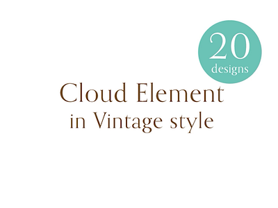 Cloud illustration in Vintage style. abstract background banner branding chinese cloud chinese painting cloud design graphic design icon illustration japanese logo pattern ui vector watercolor painting