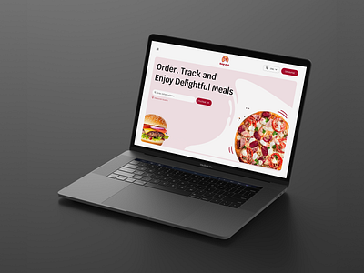 On-demand Food Delivery Service Landing Page app app design delightful design food food and drink food delivery food delivery service food order landing page landingpage meals order ui uidesign uiux ux website