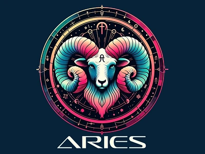 Aries-Zodiac-Sign-1600 app branding design graphic design illustration logo logos typography ui vector