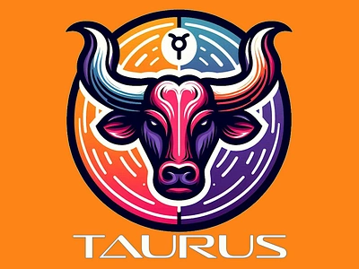 Taurus-Zodiac-Sign-1600 app branding design graphic design illustration logo logos typography ui vector