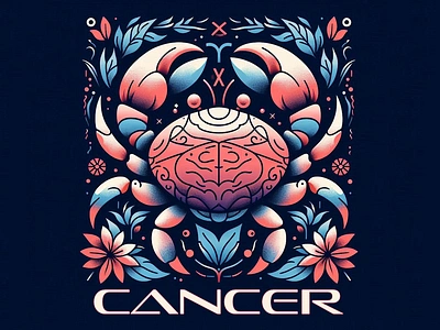 Cancer-Zodiac-Sign-1600 app branding design graphic design illustration logo logos typography ui vector