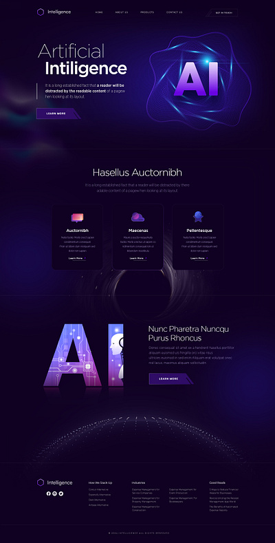 AI tool website graphic design ui