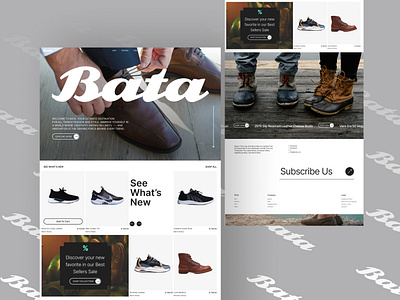 Step into Style: Bata Website Redesign 👟 daily ui daily ui design daily ui design inspiration daily ui shots ecommerce landing page ui ecommerce ui ecommerce ui design ecommerce website ui landing page ui landing page ui design shoe ecommerce website shoe website ui ui ui design ui design inspiration ui shots website landing page ui