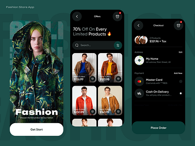 Ecommerce Store App app app design awe design e commerce app ecommerce app fashion app ios mobile app mobile app design mobile ui online shopping shopify shopping app shopping cart store