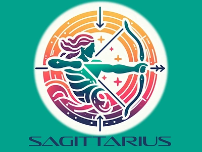 Sagittarius-Zodiac-Sign-1600 app branding design graphic design illustration logo logos typography ui vector