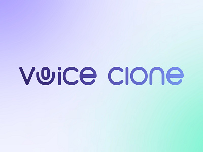 Voice Clone App Logo ai branding genai logo voice clone