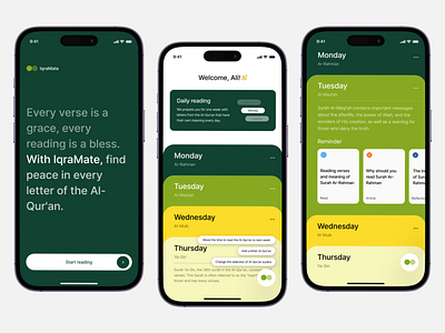 IqraMate - Reminder App apps branding design graphic design mobile app page reminder apps ui ui design uidesign uiinspiration uitrends uiux uiuxdesign uiuxtrend uiuxtrends