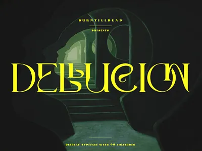 Dellucion classic display font display typeface font font design font style groovy retro typeface style