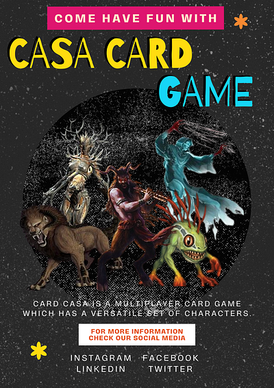 Card Game 3d animation animes branding canva card card game casa characters design designing figma game graphic design logo multiplayer ui uiux ux