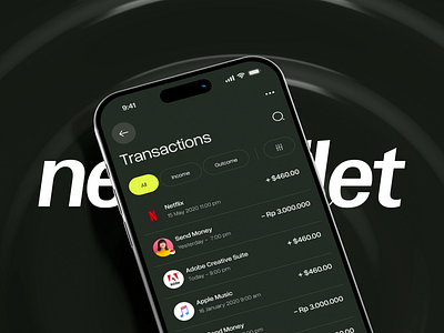 Neowallet - Banking App app app design banking banking app design finance mobile mobile app money money app recent transaction ui wallet wallet app