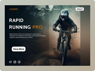 Rapid Running Pro UI Concept