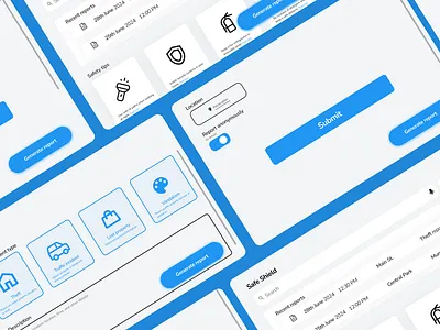 The Safe Shield Website animation icons app design graphic design icons illustration logo typography ui ui design uix ux ux design vector web design website