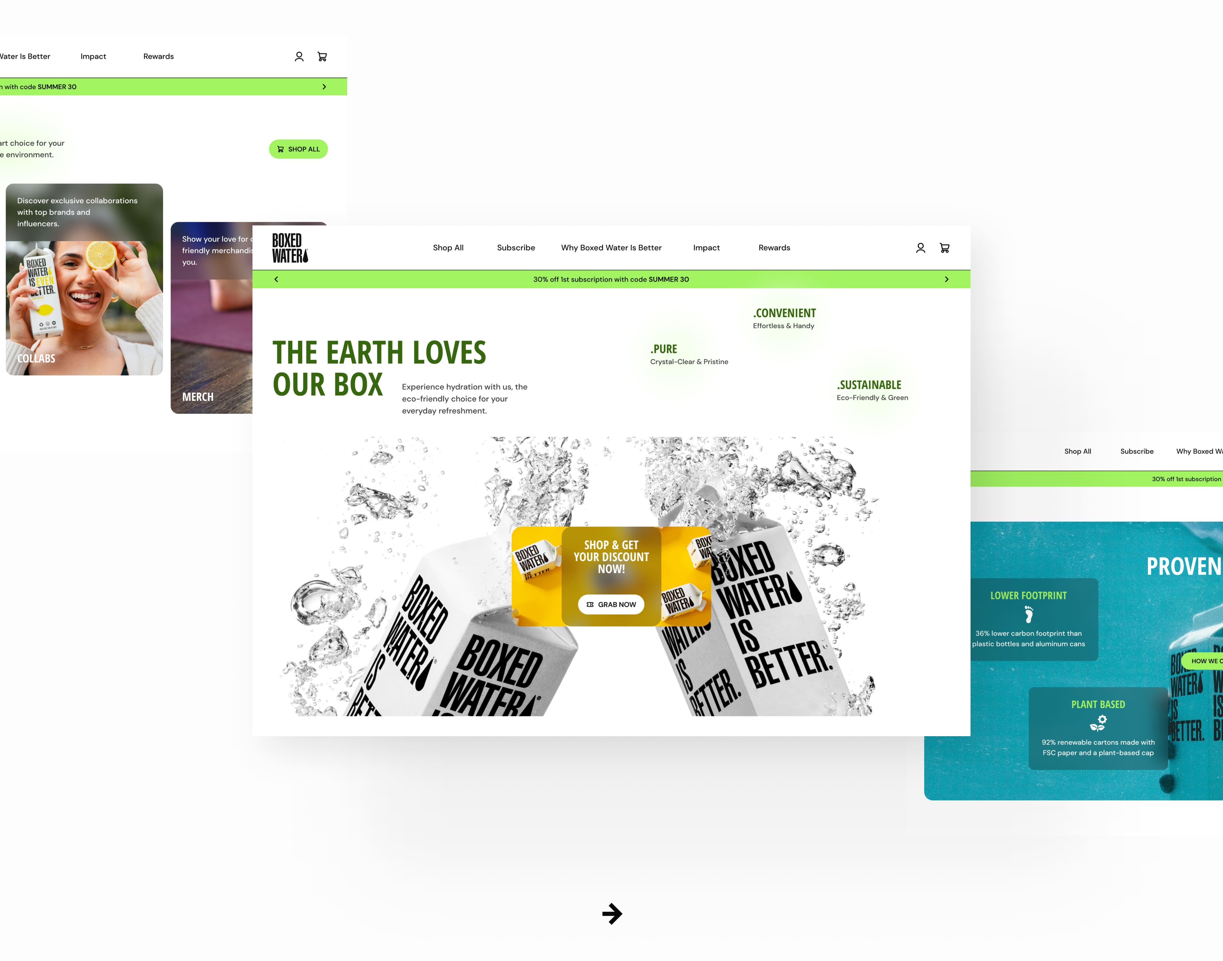 Example of Custom Modern Landing Page Design