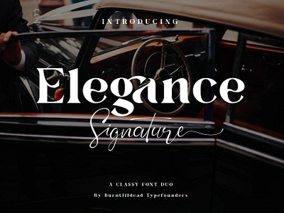 Elegance Signature aesthetic classic font design font duo font style lettering script script font serif typography