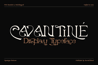 Cavantine branding display display font display typeface font design font style lettering typeface