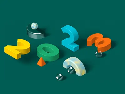 Workable Year in Review email campaign 3d 3d illustration email campaign graphic design spline