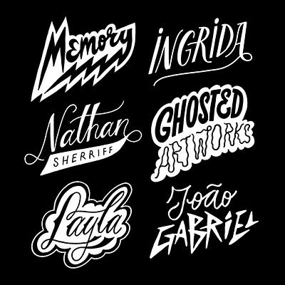 Logo collection branding design font graphic design handlettering lettering logo logo collection logotype typography