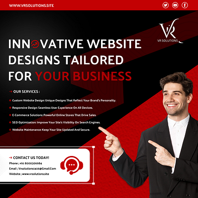 Website Devlopment Company Flyer flyer graphic design motion graphics software company tranding design ui