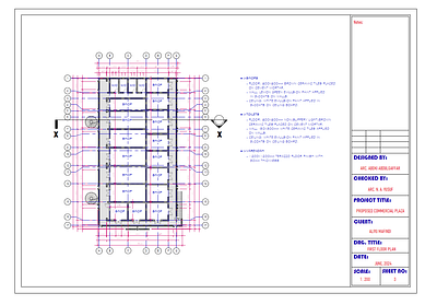 Floor plan architectural design design