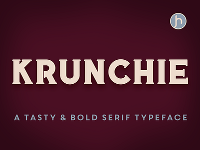 Krunchie font business