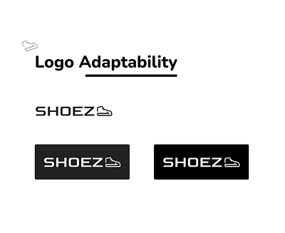 Brand Identity Development for Shoez branding graphics design logo logo adaptability logo design shoes shoez