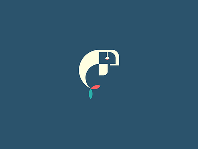 Whale + Lamp Logo branding graphic design illustration logo whale